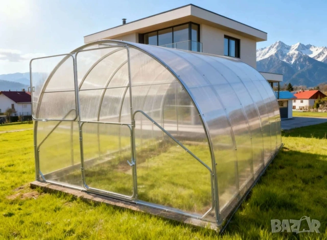 Оранжерии с поликарбонат 3х8 — профил 40×20 • без заварки • доставка