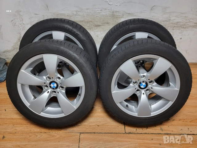 Bmw 17" 5x120 с гуми 225/50/17 оригинални джанти, снимка 15 - Гуми и джанти - 54045447
