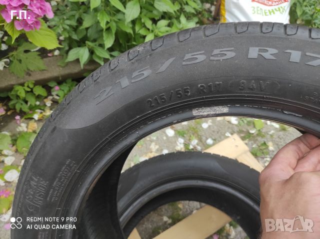 Летни Гуми Pirelli 215/55/17 Seal Inside, снимка 5 - Гуми и джанти - 46215724