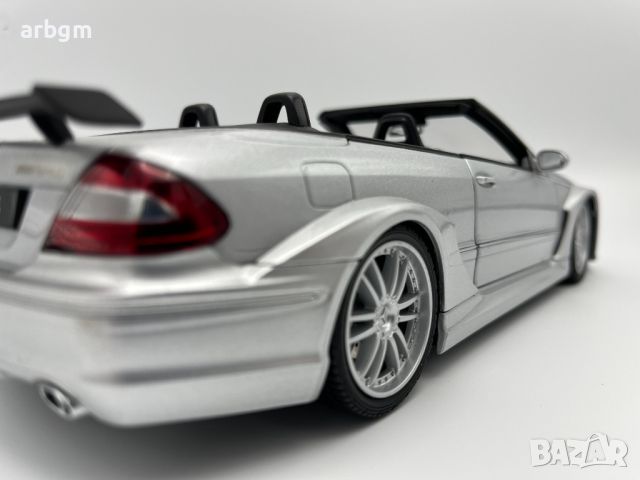 Модел - Mercedes Benz CLK DTM AMG Cabriolet 1:18 Kyosho, снимка 4 - Колекции - 45187925