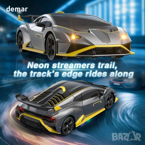 Lamborghini RC Дрифт Количка, 1:24 Мини 4WD с дистанционно, снимка 3 - Коли, камиони, мотори, писти - 53934870