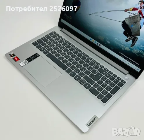 ГАРАНЦИЯ Lenovo IdeaPad 15,6”FHD/Ryzen 3 7320 4,10GHz/8GB DDR5 5500MHz, снимка 4 - Лаптопи за работа - 47028447