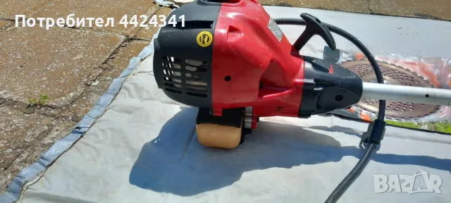 Бензинова коса с нож и корда Ikra Mogatec BF25, снимка 2 - Градинска техника - 50191003