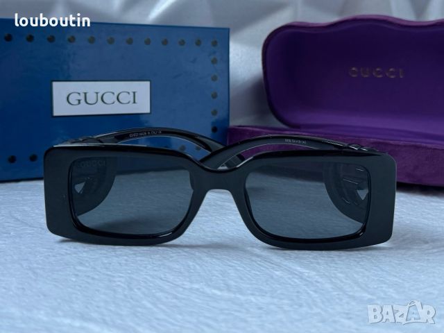 Gucci 2024 дамски слънчеви очила правоъгълни GG1325, снимка 8 - Слънчеви и диоптрични очила - 45439785