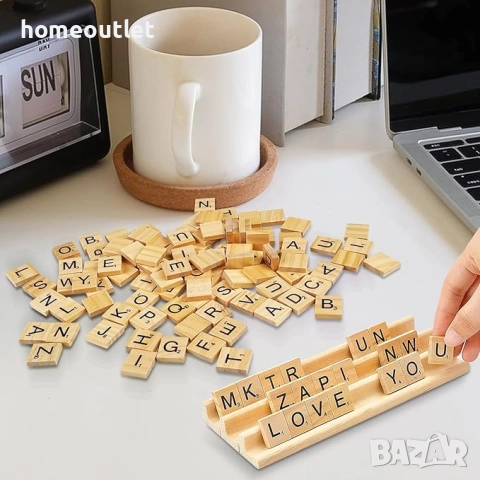 ПРОМОЦИЯ Дървена настолна игра с букви X00149RJ03, снимка 2 - Образователни игри - 52836577