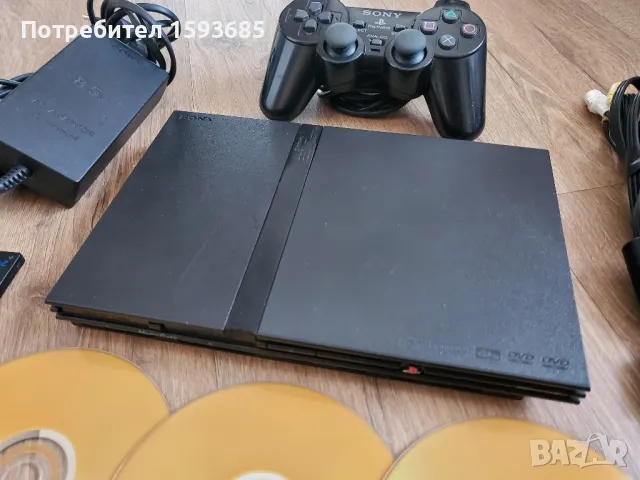 Хакнат Playstation 2 Slim + 5 Игри, снимка 6 - PlayStation конзоли - 48811867