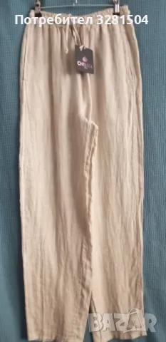 Ленени панталони. Нови., снимка 7 - Панталони - 46056060