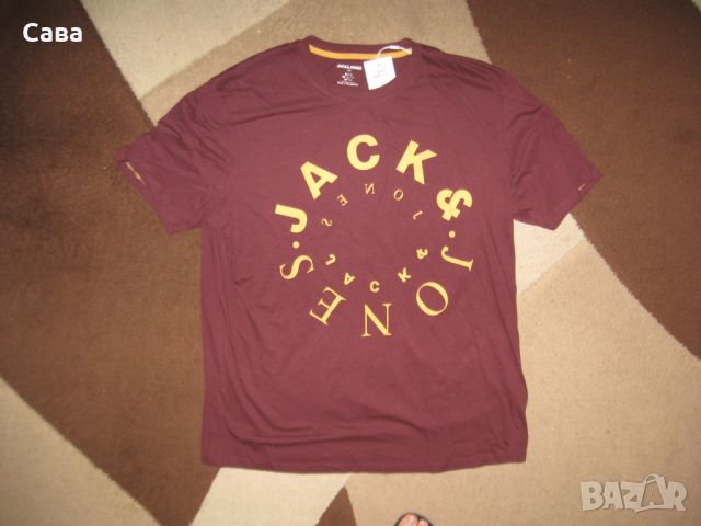 Тениски JACK&JONES  мъжки,2-3ХЛ, снимка 5 - Тениски - 46263967