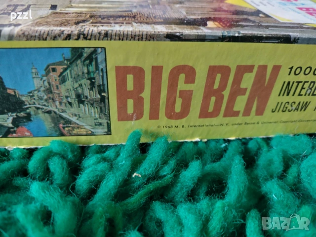 Пъзел "Venice” MB 1968г. 1000 части, снимка 3 - Пъзели - 53873471