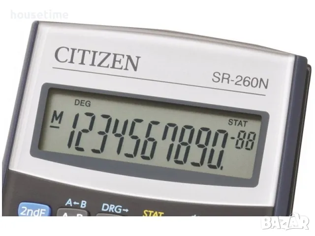 Студентски Калкулатор Citizen SR-260N, снимка 1 - Друга електроника - 49321033