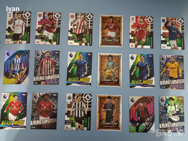 Карти на Topps premier league match attax 25/26