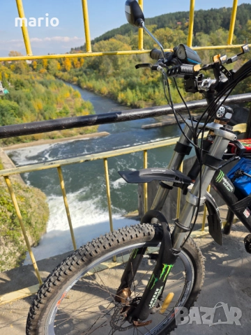 Продавам електрически алуминиев велосипед 500 вата кит 30 ah батерия, снимка 2 - Велосипеди - 51750382