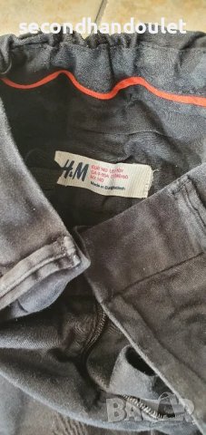 H&M детски черен панталон, снимка 2 - Детски панталони и дънки - 47030253