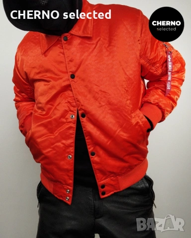 Мъжко бомбър яке ALPHA INDUSTRIES Coach Logo Bomber Jacket – размер L•XL – Ново с етикети, снимка 8 - Якета - 53405259
