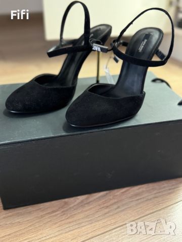 Обувки Zara на висок ток, снимка 2 - Дамски обувки на ток - 46348717