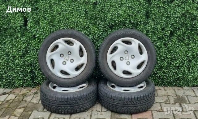 4 бр. Джанти със зимни гуми 175/70-14 om Peugeot 206