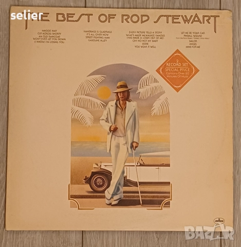 Rod Stewart ‎– The Best Of Rod Stewart Двойна плоча:GATEFOLD Издание 🇬🇧 UK 1977г Състояние VG+ Цен