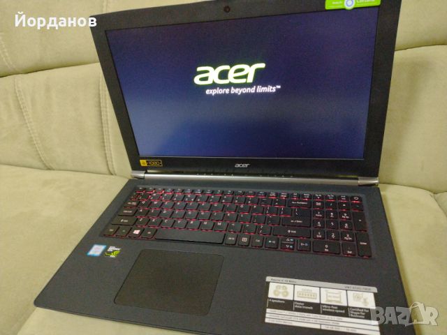 Acer Aspire V 15 Nitro 15.6''FHD/Core i7 6500U/16gb.ram/256ssd./1tb.hdd/GTX950 4gb., снимка 5 - Лаптопи за игри - 46333546