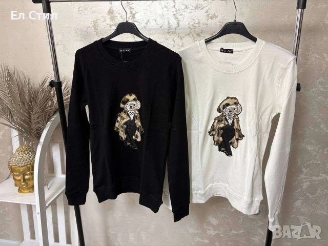 🌹Спортна блуза мече.С,М,Л.18 евро, снимка 2 - Блузи с дълъг ръкав и пуловери - 53972565