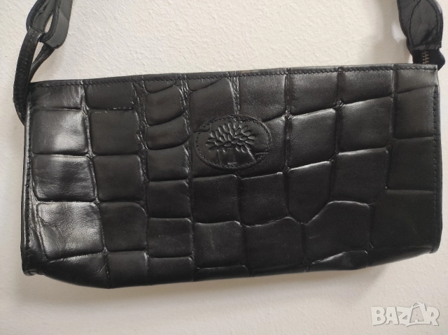 нова малка естествена кожа чанта на английския бранд mulberry итал чанта the bridge, снимка 2 - Чанти - 47082135