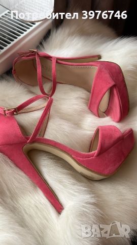 🎀 BARBIE HEELS/ hot pink AJVANI токчета на платформа, снимка 1 - Дамски обувки на ток - 45569064