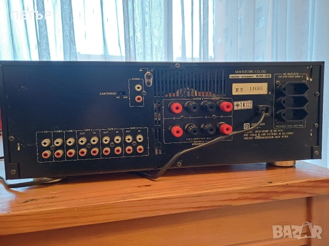 AKAI AM 49 .42.5x15.6.x37.см 12кг . 8 Ohm 2 x 120 w.4 Ohm 2 x 180 w, снимка 3 - Ресийвъри, усилватели, смесителни пултове - 53255362