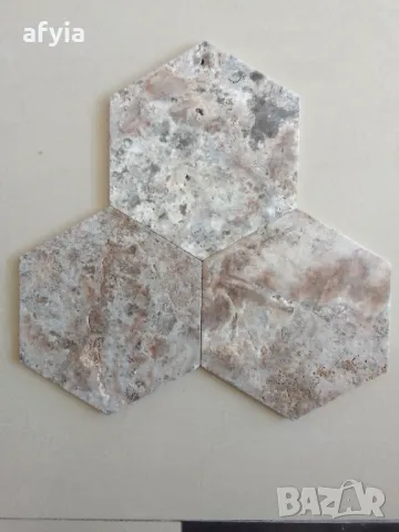 Мозайка шестоъгълник от мрамор, снимка 6 - Гранитогрес и плочки - 50070850