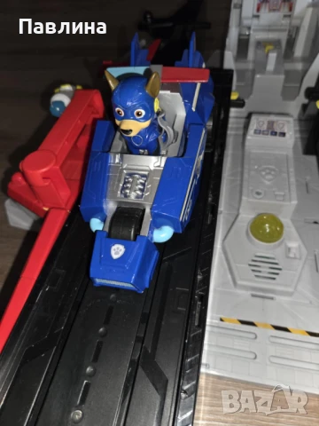 Paw Patrol: The Mighty Movie - Щаб самолетоносач Aircraft Carrier, снимка 15 - Влакчета, самолети, хеликоптери - 51179048