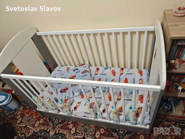 Бебешка кошара, креватче 120х60 см, закупена от Айко.