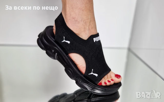 Puma Дамски Черни Сандали Пума Код P605, снимка 5 - Сандали - 50427862
