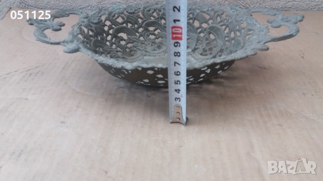 масивна аристократична бронзова фруктиера , снимка 12 - Други ценни предмети - 53025853