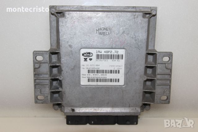 Моторен компютър ECU Citroen C3 (2002-2010г.) IAW 48P2.72 / IAW48P272 / 9645989480, снимка 1 - Части - 46257530