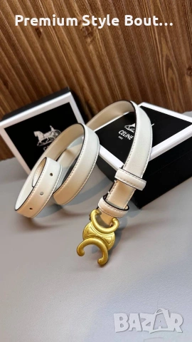 колани celine от естествена кожа в кутия , снимка 6 - Колани - 53935223