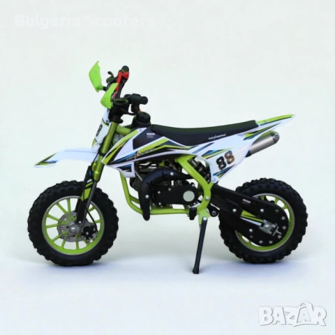 Детски бензинов кросов мотор MaxMotors MX SPORT 49CC - Green, снимка 2 - Мотоциклети и мототехника - 51269835