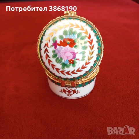 Керамична кутийка за бижута с обков, снимка 4 - Други - 52131273