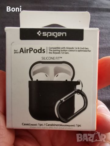 Spigen Airpods silicone Case , снимка 2 - Bluetooth слушалки - 45131045