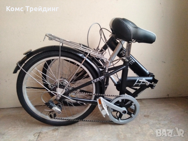 Сгъваем велосипед Hiate 20" (черен), снимка 3 - Велосипеди - 45053988