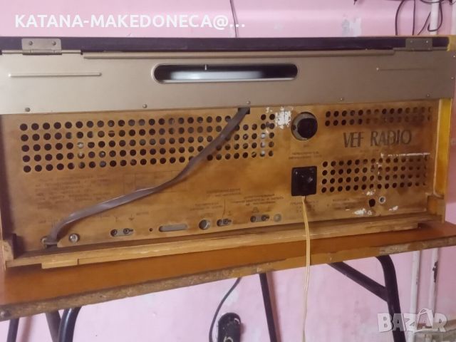 RADIO VEF .CCCR.GRAMOFON.1960, снимка 12 - Грамофони - 46436300