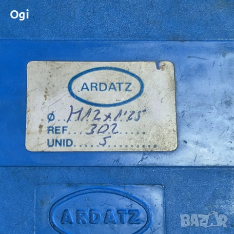 Метчик 12х1.25 , снимка 2 - Стругове - 51798459