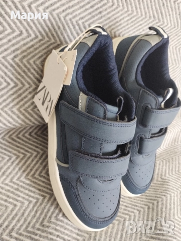 Zara кожени маратонки номер 34, снимка 7 - Детски маратонки - 52294507