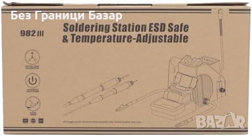 Нов  Комплект за Запояване YIHUA 982-III с Цветен Дисплей и Регулируема Температура, снимка 6 - Други инструменти - 45285859