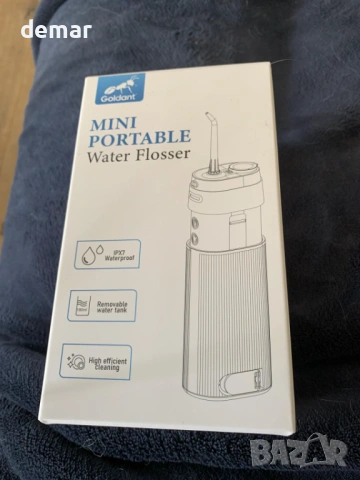 Преносим зъбен душ, 4 режима и 4 нива, мини дизайн с калъф, IPX7, розов, снимка 10 - Други - 54049327