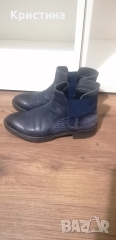 Дамски боти от естествена кожа , снимка 2 - Дамски боти - 52003768