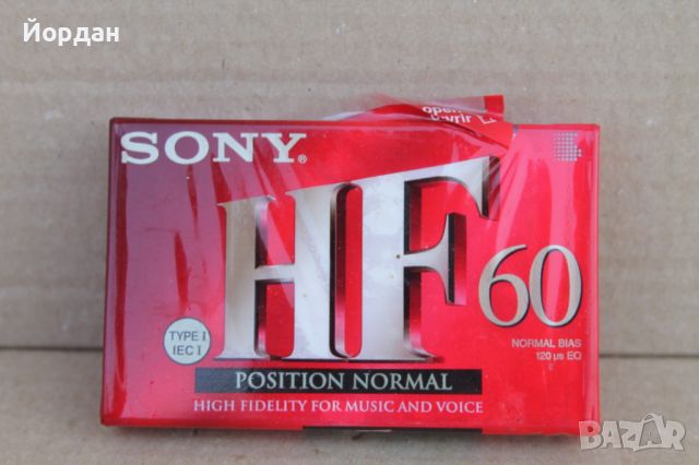 Нова касетка ''Sony HF 60 '', снимка 1 - Аудио касети - 46399019
