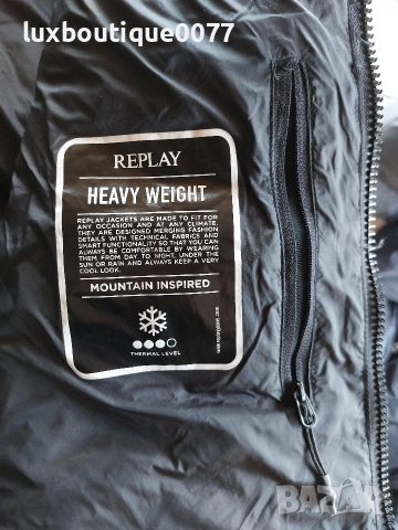 Чисто нова без етикет зимна пухена парка Replay XL, снимка 9 - Якета - 52866627