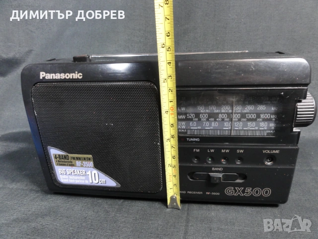 СТАР РЕТРО ТРАНЗИСТОР РАДИО PANASONIC GX 500 RF-3500 FM/LW/MW/SW, снимка 7 - Радиокасетофони, транзистори - 53786378