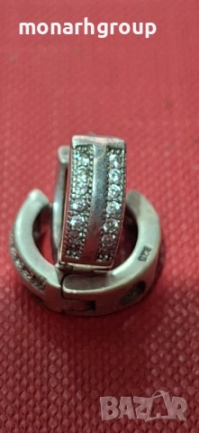 Сребърни обеци, снимка 6 - Обеци - 52436452