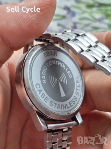 ✅ЕЛЕКТРОНЕН РАДИОСВЕРЯЕМ ЧАСОВНИК TCM❗, снимка 2 - Мъжки - 53646937