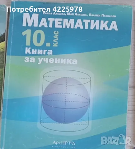 Математика книга за ученика 10 клас, снимка 1 - Учебници, учебни тетрадки - 47181913