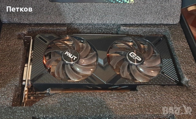 Видеокарта Palit RTX 2060 GamingPro OC 6GB GDDR6, снимка 2 - Видеокарти - 53981302